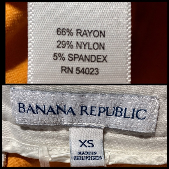 ▪️BANANA REPUBLIC▪️Retro Saffron Orange Top - Picture 7 of 8